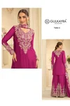 Velvora By Gulkayra Real Chinon Embroidery Readymade Suits
